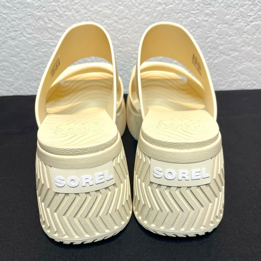 Sorel Sandal Honey White/Sea Salt, Ona Streetworks Slide Heel Women’s Size 9 - Picture 3 of 15